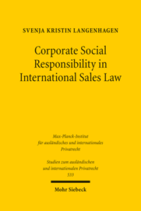 Corporate Social Responsibility in International Sales Law